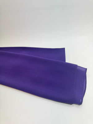 Chiffon hijab - Deep purple