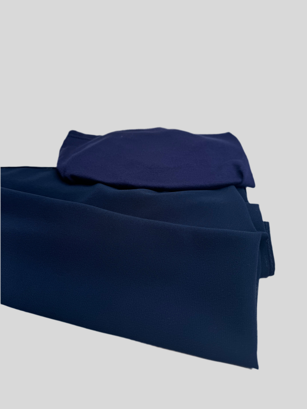 Chiffon hijab m/lue - Navy blue