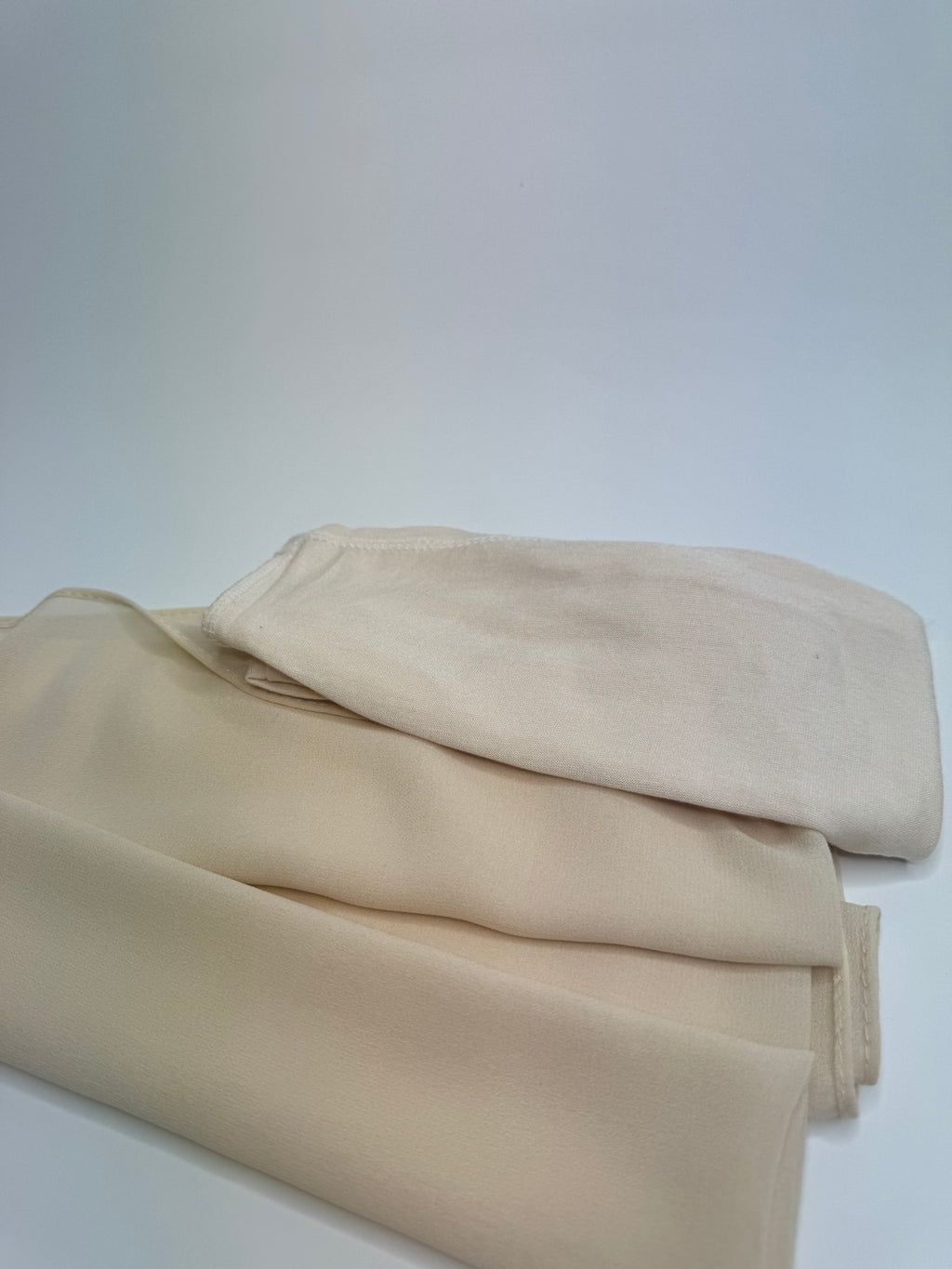 Chiffon hijab m/lue - Beige